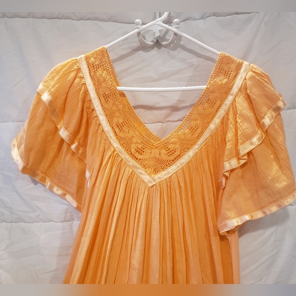 BEAUTIFUL VINTAGE DRESSING GOWN sizeL Women's Nightgown - Picture 2 of 5